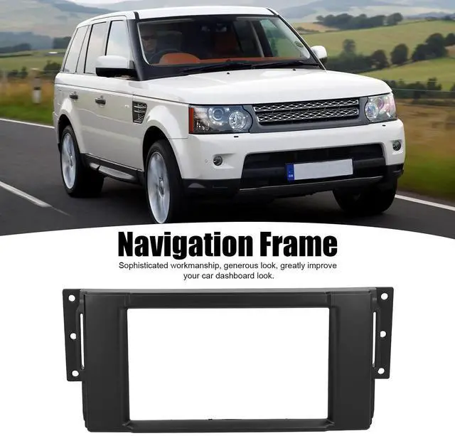 Alt view image 2 of 5 - Navigation Kit, Double DIN Installation Stereo Radio Fascia DVD Audio Navigation Panel Frame Kit for 2005-2010