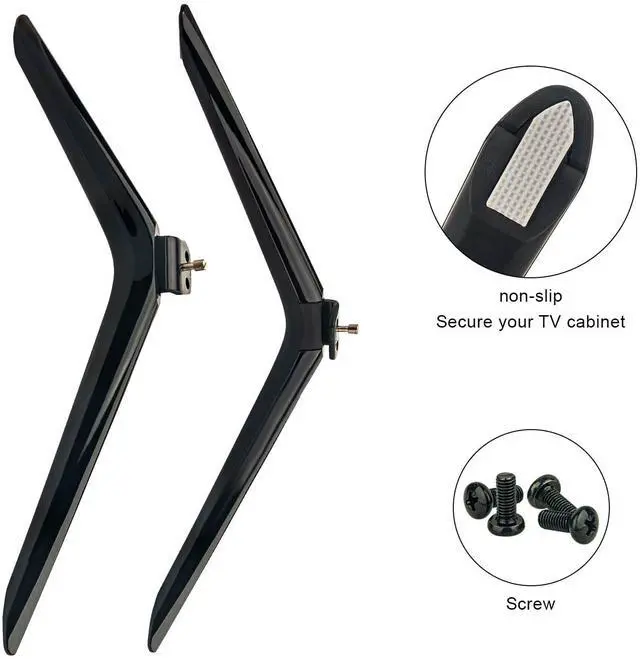 Alt view image 2 of 5 - New 75A53FUA 75A6G TV Base Stand Legs Replaced fit for Hisense 75" 4K UHD Android Smart TV (2021) 75A53FUA 75A6G 75A53FJ 75A53FXVT 75A6H 70A56EGA 75U6G 70E7G 75A62GS