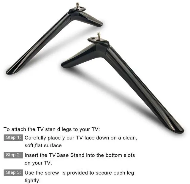 Alt view image 3 of 5 - New 75A53FUA 75A6G TV Base Stand Legs Replaced fit for Hisense 75" 4K UHD Android Smart TV (2021) 75A53FUA 75A6G 75A53FJ 75A53FXVT 75A6H 70A56EGA 75U6G 70E7G 75A62GS