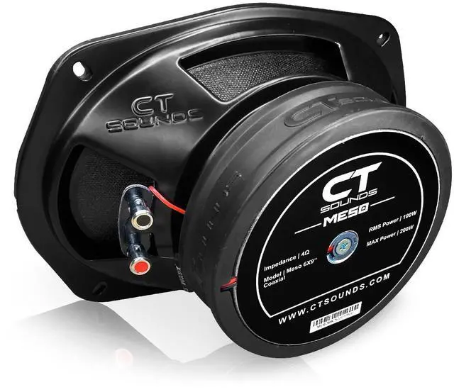 Alt view image 4 of 5 - CT Sounds Meso 6x9 400 Watt 2-Way Premium Coaxial Car Speakers, Pair