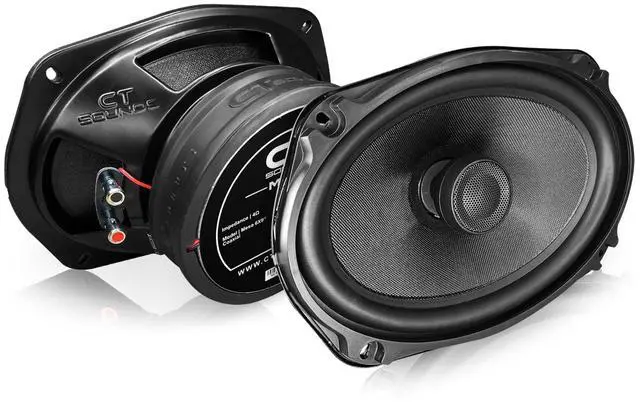 Main image of CT Sounds Meso 6x9 400 Watt 2-Way Premium Coaxial Car Speakers, Pair