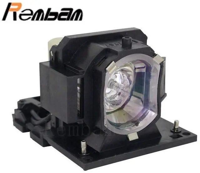 Alt view image 2 of 3 - Rembam DT01151 Projector Replacement Compatible Lamp with Housing for Hitachi CP-RX79 ED-X26 CP-RX82 CP-RX93