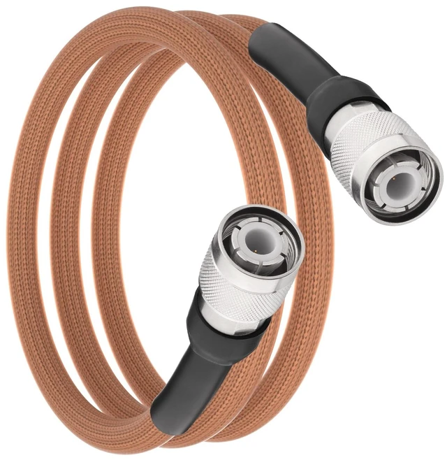 Main image of onelinkmore HN Male to HN Male RG393 Jumper 3.3ft 50ohm Silver-Plated
