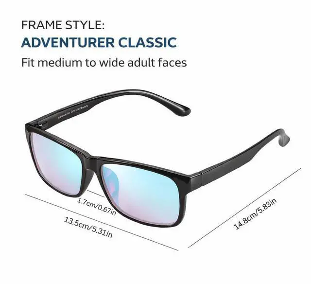 Alt view image 3 of 5 - Pilestone TP-025 Tested Success Lens B Color Blind Glasses for Red-Green Color Enhance Indoor Outdoor Use