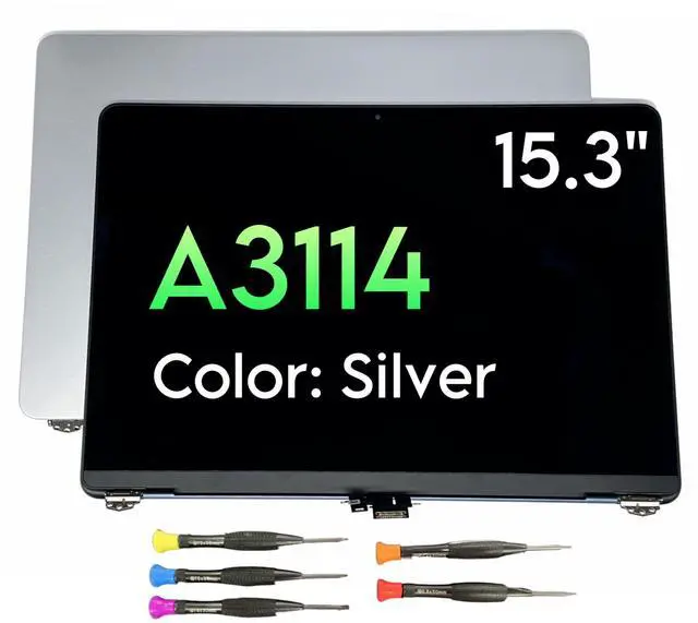 Main image of Fotisangea 15.3" for MacBook Air Retina A3114 LCD Screen Display LED Assembly Silver Space Grey Starlight Midnight Color (Silver)