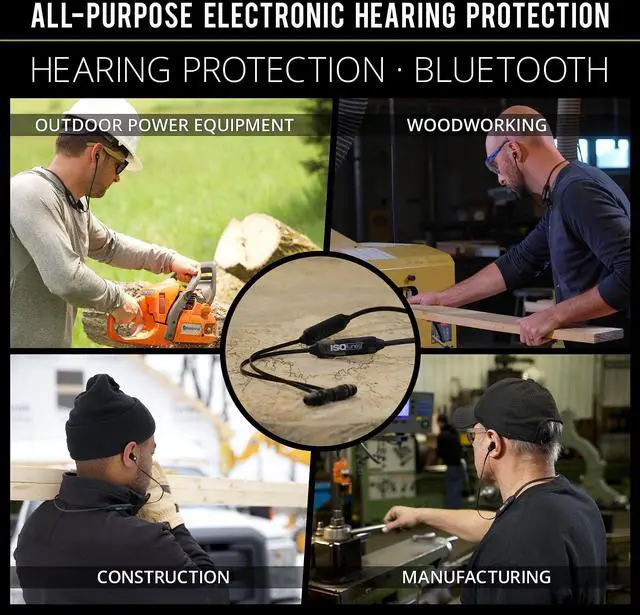 Alt view image 2 of 5 - ISOtunes Xtra 2.0 Earplug Earbuds: OSHA Compliant Bluetooth Hearing Protection, 27 dB NRR Sound Isolation, 85 dB Volume Limit, Up to 11 Hour Battery Life, Noise Cancelling Mic