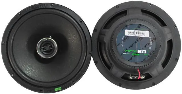 Alt view image 5 of 5 - Deaf Bonce Machete MFX-60 6.5" 100 Watts Max Power 4 Ohm Coaxial Speakers