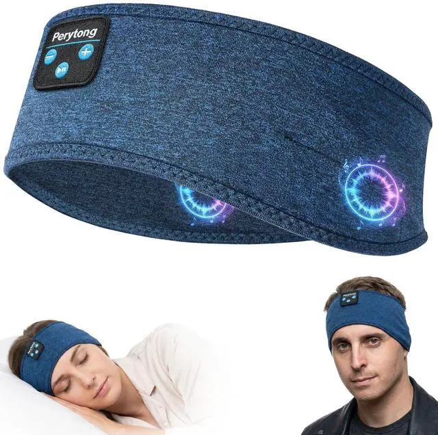 Main image of Perytong Sleep Headphones, Bluetooth 5.4 Headband Headphones for Sleeping, Wireless Sleeping Headphones for Side Sleepers, Sweat-Proof Sport Headband Earphones for Yoga Running Airplane