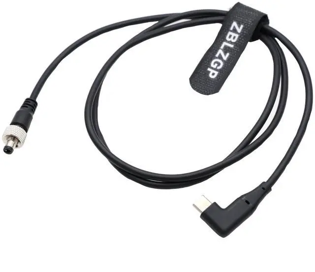 Alt view image 4 of 5 - ZBLZGP Type-C USB C to Locking DC 12V 3A PD Power Cable (Right Angle USB C, 1M)