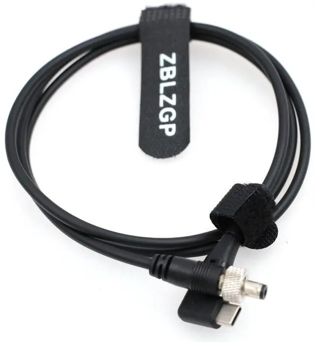 Alt view image 5 of 5 - ZBLZGP Type-C USB C to Locking DC 12V 3A PD Power Cable (Right Angle USB C, 1M)