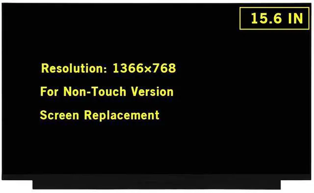 Main image of GBOLE 15.6" New Screen Replacement for NT156WHM-N44 V8.0 HD 1366x768 30Pin LED LCD Display Screen Panel