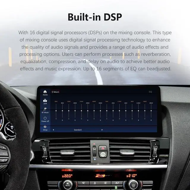 Alt view image 5 of 5 - Ultra Narrow 12.3-inch 1920 * 720 Car Radio for BMW X3 F25 X4 F26 2013-2016 NBT Carplay Android Auto Multimedia Audio Stereo Upgrade Touch Screen Bluetooth(Linux NBT System)