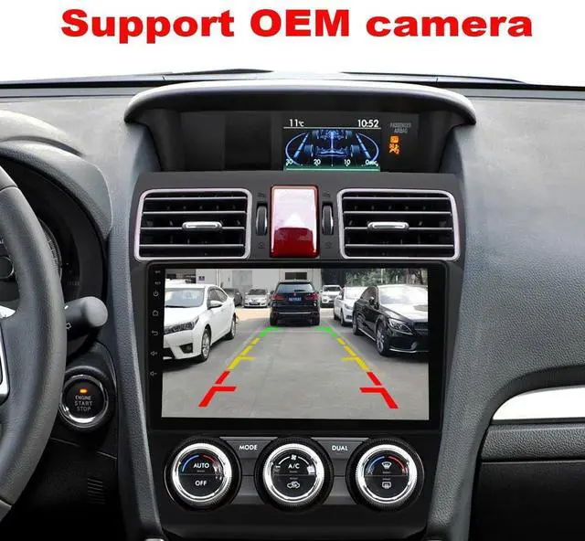 Alt view image 3 of 5 - QLED Screen 8-Core CPU Radio Upgrade for Subaru XV Crosstrek 2013 2014,Impreza 2012 2013 2014,Forester 2014 2015,CarPlay Android Auto Ready,Steering Wheel Control,Free Camera