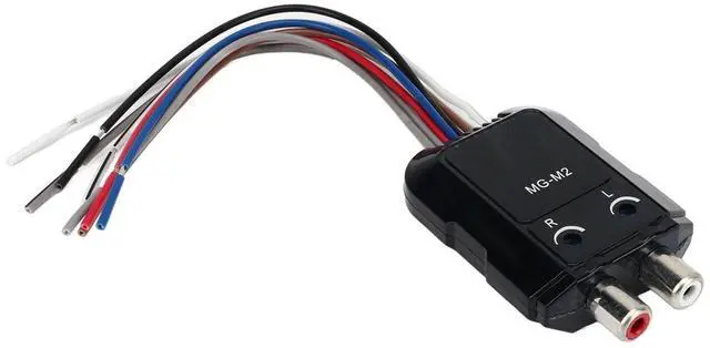 Main image of Acouto Car Audio Converter High to Low 2 Channel Line Output Stereo Convertor for All Amplifiers