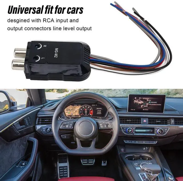 Alt view image 3 of 5 - Acouto Car Audio Converter High to Low 2 Channel Line Output Stereo Convertor for All Amplifiers
