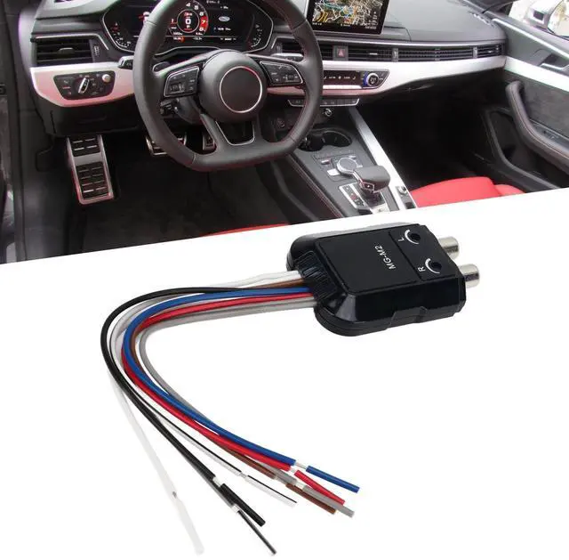 Alt view image 4 of 5 - Acouto Car Audio Converter High to Low 2 Channel Line Output Stereo Convertor for All Amplifiers