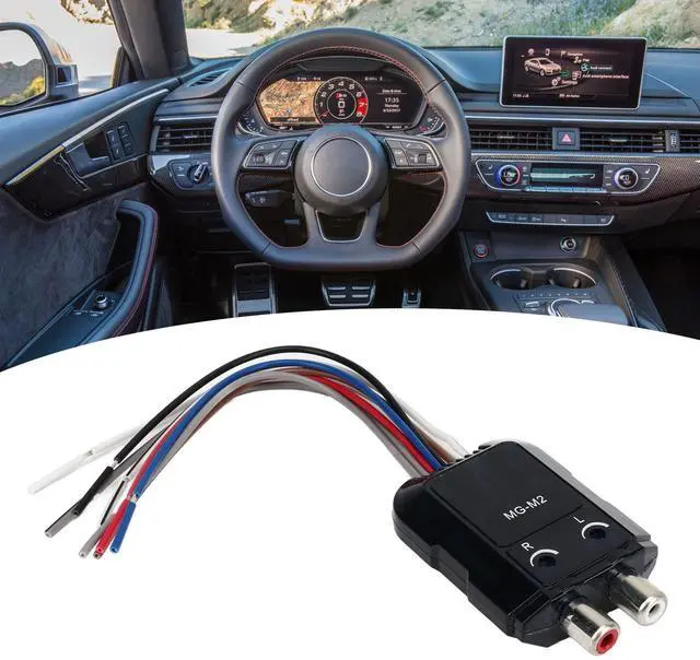 Alt view image 5 of 5 - Acouto Car Audio Converter High to Low 2 Channel Line Output Stereo Convertor for All Amplifiers