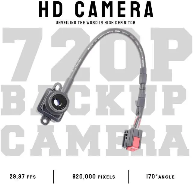 Alt view image 2 of 5 - Anpher Rear View Backup Reverse Camera Fit for Dodge Charger Chrysler 300 2011 2012 2013 2014 Parking Back Up Assist Camera Replace# 56054058AD,56054058AE,56054058AF,56054058AG