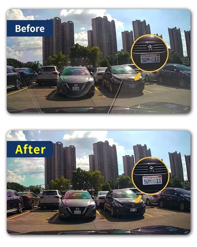 Alt view image 2 of 5 - CPL-3345, Circular Polarizing Lens, Only for FITCAMX Dash Cams, Anti-Glare Filter, Easy to Adjust