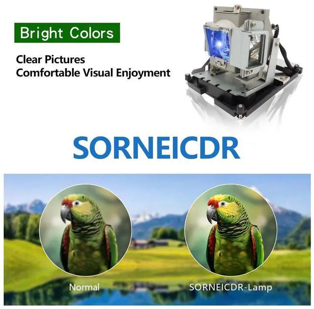 Alt view image 3 of 5 - SORNEICDR A+ Quality 5811116701-SVV Replacement Projector Lamp Bulb Compatible with VIVITEK D963HD, EH2060, D965, 5811116701-S Projectors, with Housing