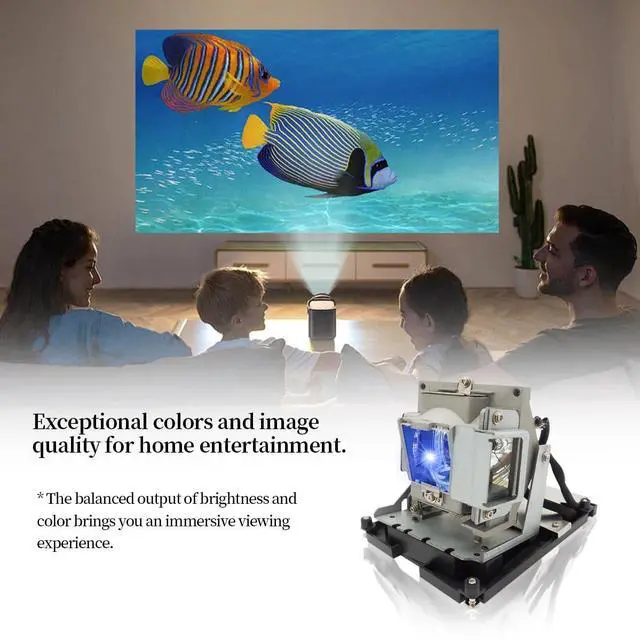 Alt view image 5 of 5 - SORNEICDR A+ Quality 5811116701-SVV Replacement Projector Lamp Bulb Compatible with VIVITEK D963HD, EH2060, D965, 5811116701-S Projectors, with Housing