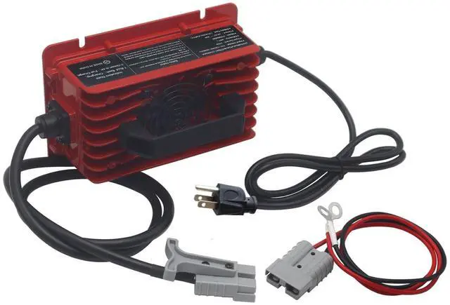 Alt view image 2 of 5 - 29.2V 20A LiFePO4 Battery Charger for 24V Lithium Iron Phosphate Battery, Fast Charging, High Charging Efficiency for Trailer RV SUV Boat Truck RVs, Off-Grid, Homes, and Solar Systems Waterproof IP65
