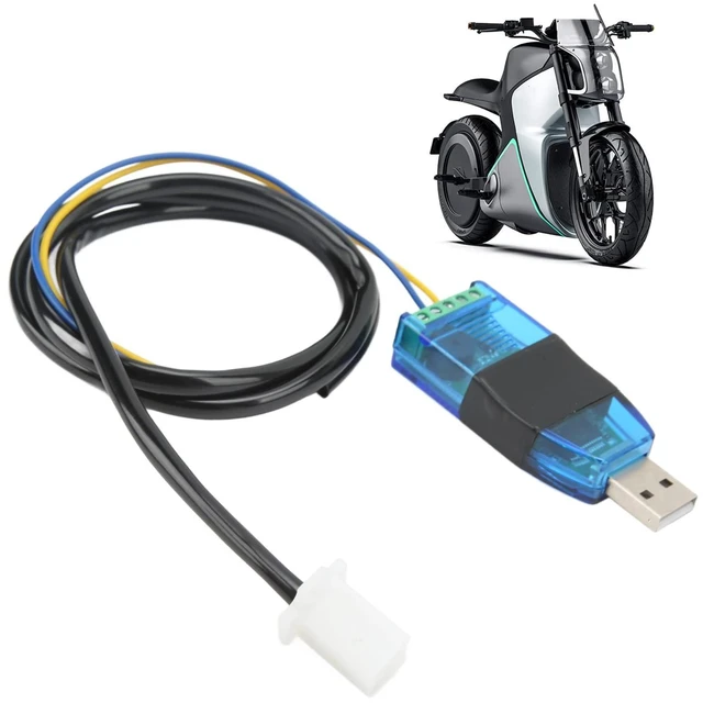 Alt view image 4 of 5 - Programmable USB Cable for VOTOL Controller EM150 EM300 Electric Controller Programming Cable VOTOL USB Cable EM Series Data Cable for Electric Bike Controller Programming
