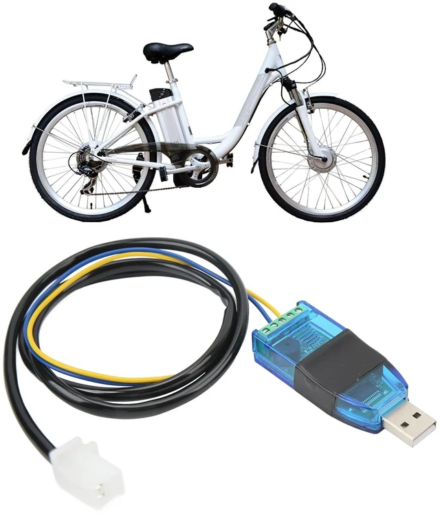 Alt view image 5 of 5 - Programmable USB Cable for VOTOL Controller EM150 EM300 Electric Controller Programming Cable VOTOL USB Cable EM Series Data Cable for Electric Bike Controller Programming