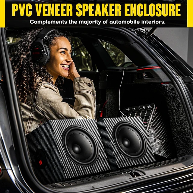 Alt view image 5 of 5 - 5" Wooden Speaker Enclosure, American Sound Connection Car Audio Enclosure