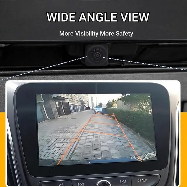 Alt view image 4 of 5 - Backup Camera Compatible with Chevrolet Malibu 2023-2024 1.5L 4Cyl, Reverse Parking Assist, Plug-and-Play OEM Replacement Rear View Camera Replaces# 84543080 42861580