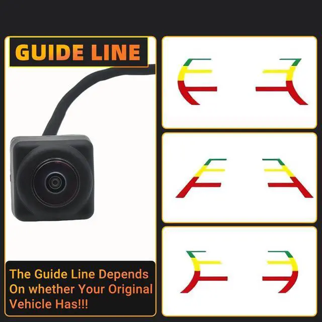 Alt view image 5 of 5 - Backup Camera Compatible with Chevrolet Malibu 2023-2024 1.5L 4Cyl, Reverse Parking Assist, Plug-and-Play OEM Replacement Rear View Camera Replaces# 84543080 42861580