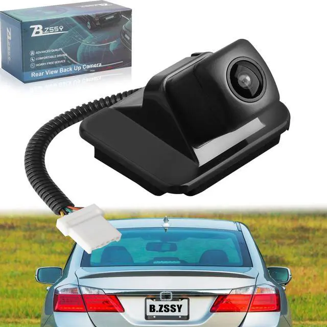 Main image of B.ZSSY Back Up Rear View Camera Compatible with 2014 2015 Honda Accord Sedan EX LX Sport Hybrid 4 Door Rear Camera Parking Assist Cam Replace for 39530-T2A-A71 39530T2AA71 6 PIN