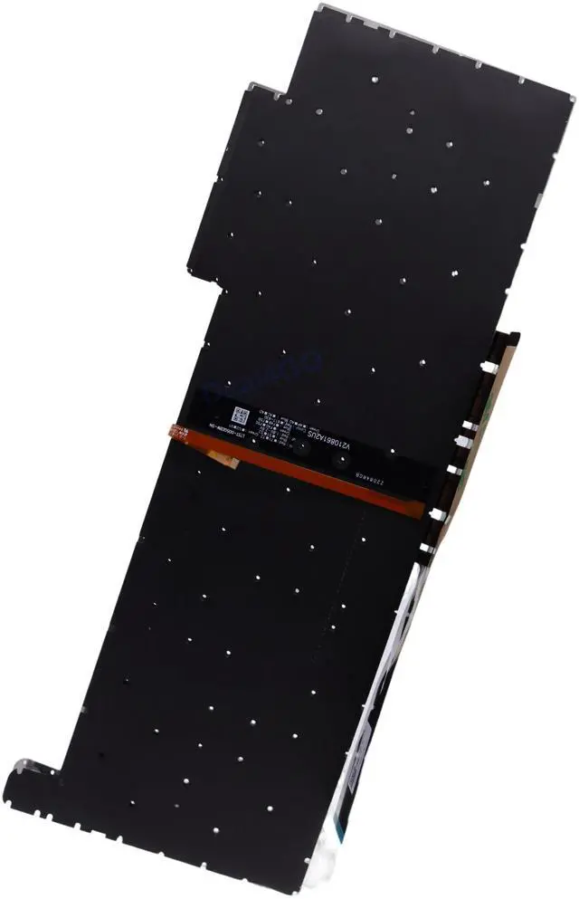 Alt view image 4 of 5 - Deal4GO RGB Colorful Backlit Keyboard Replacement for ASUS FX507 FA507 FX707 FA707 TUF507 TUF707 FX507ZC-ES53 - Black
