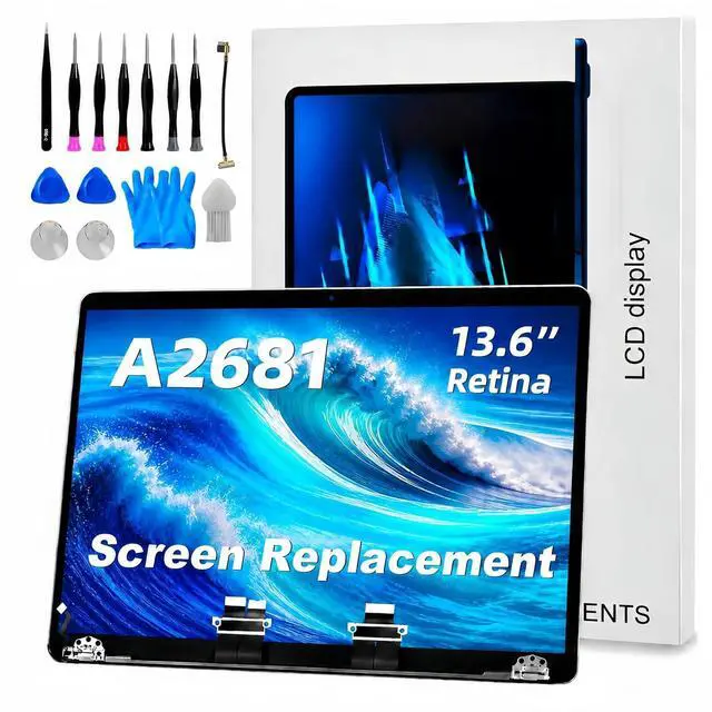 Main image of TRGSLKSS A2681 Screen Replacement with Sleep Sensor Cable for MacBook Air M2 13.6 Inch 2022, LCD Full Assembly Display 2560x1664 for EMC 4074 Starlight