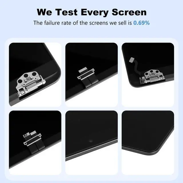 Alt view image 4 of 4 - TRGSLKSS A2681 Screen Replacement with Sleep Sensor Cable for MacBook Air M2 13.6 Inch 2022, LCD Full Assembly Display 2560x1664 for EMC 4074 Starlight
