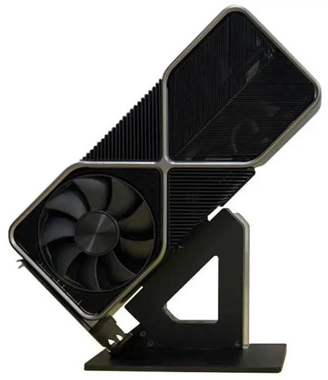Main image of YXHGeeek Shelf Trophy Display Stand Holder for Standard PCIE Graphics Cards GPU (Black)