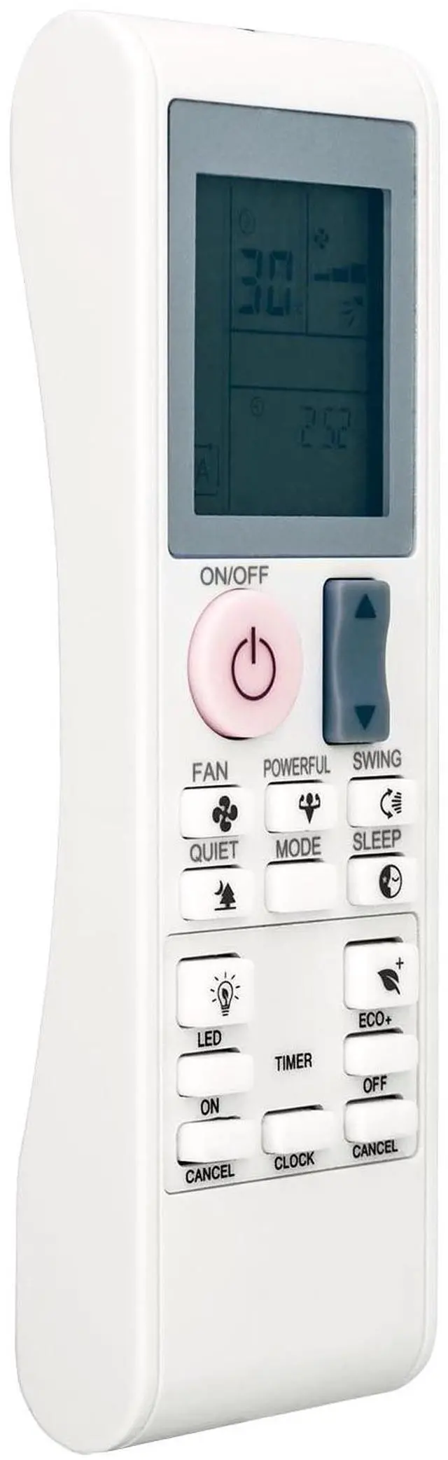 Alt view image 5 of 5 - Replacement Remote Control for DAIKIN Air Conditioner FTXB09BXVJU, FTXB12BXVJU, FTXB18BXVJU, FTXB24BXVJU, FTXF09AXVJU, FTXF12AXVJU, FTXF18AXVJU, FTXF24AXVJU, with Backlit, Wall Mounting Bracket