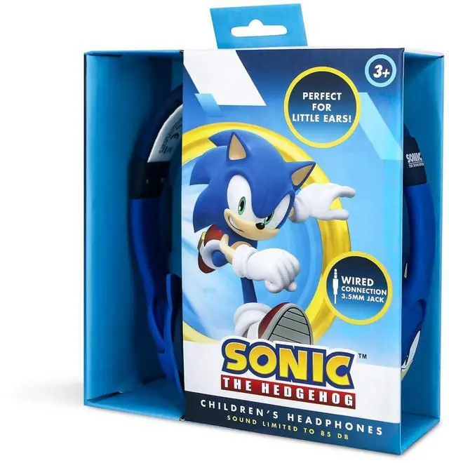 Alt view image 3 of 5 - OTL Technologies SH1179 Sonic The Hedgehog Kids Wired Headphones - Blue
