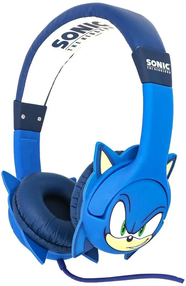 Alt view image 4 of 5 - OTL Technologies SH1179 Sonic The Hedgehog Kids Wired Headphones - Blue
