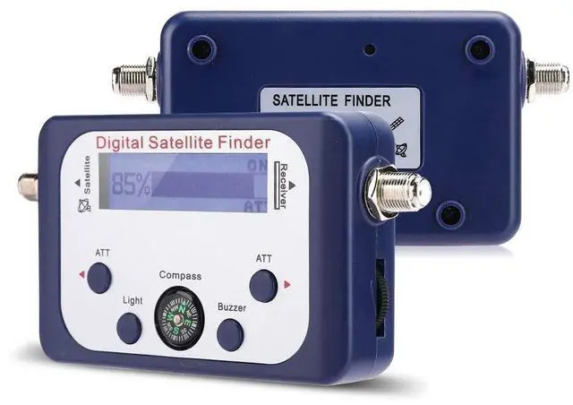 Main image of 950 to 2150MHz Electronix Express EX Digital Satellite Finder Meter for, Plug and Play, Backlight, Electronic Buzzer,