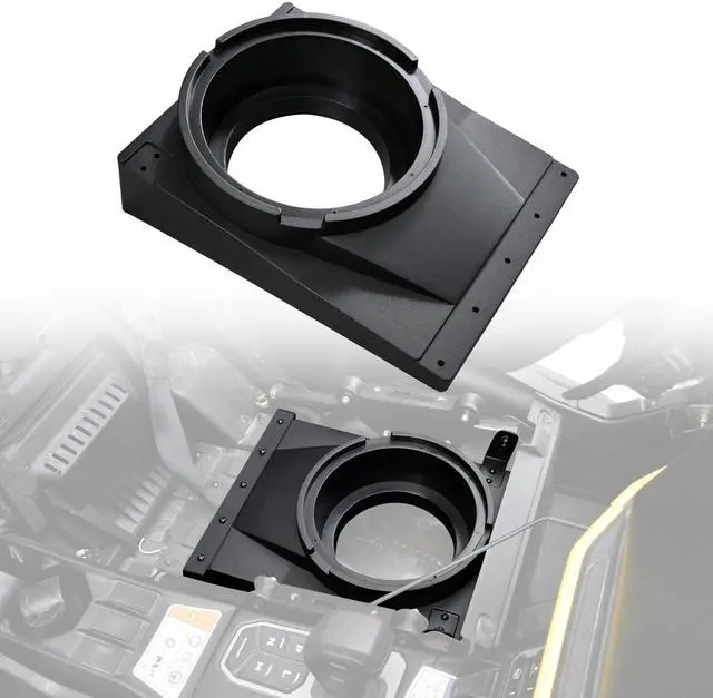 Main image of SLORIMOD 10" Under Seat Speaker Pod Panel for Can Am Maverick R MAX X RS 2024 2025 Accessorie, Sport Underseat Speaker Enclosures Boxes Holder with Metal Mount Brackets (Speakers Not Included)