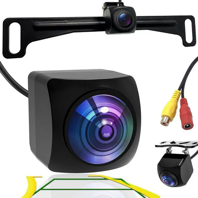Main image of Bzuyrt AHD 1080P License Plate Backup Camera - Car Reversing Camera with Clear Night Vision & IP69K Waterproof -170 Degree Wide Angle Rear View Camera - for Vehicle Car Truck SUV RV Reverse Parking