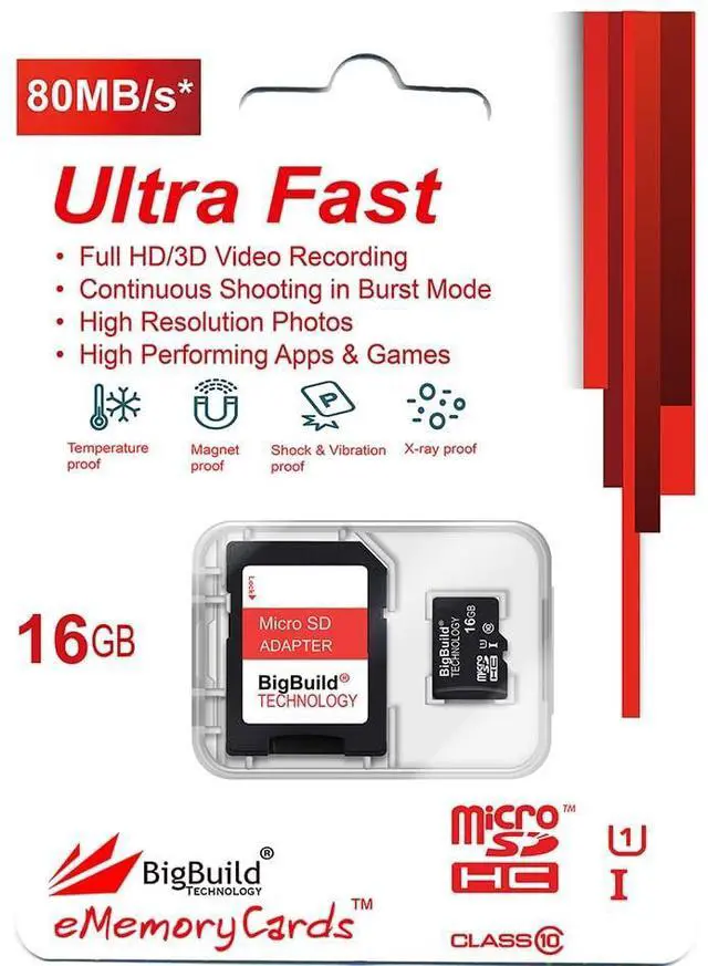 Alt view image 2 of 5 - BigBuild Technology 16GB Micro SDHC Memory Card for Garmin dezl 610 EU MT-S, Garmin dezl LGV500 MT-S, Garmin dezl LGV720 GPS/Navigator