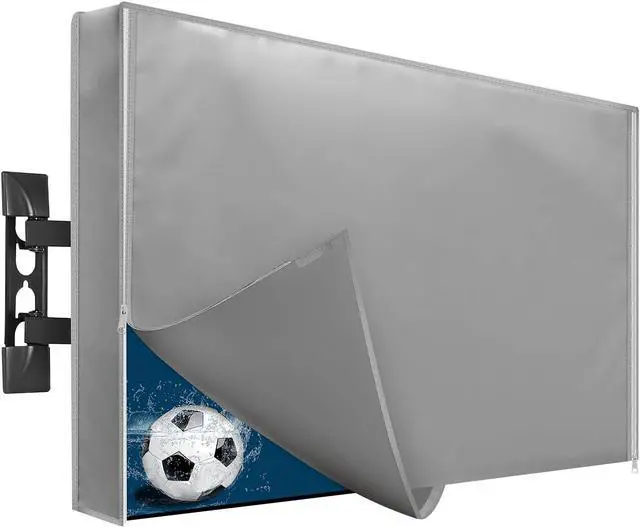 Main image of Outdoor TV Cover 39 to 40 Inch Weatherproof, Waterproof Outside TV Covers Heavy Duty 600D Oxford TV Covers Outdoor TV Screen Protectors Shield with Zippers for Flat Screen Outdoor TVs