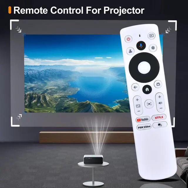 Alt view image 2 of 5 - HZIME New Replacement Remote Control Compatible for BENQ Projector GV50