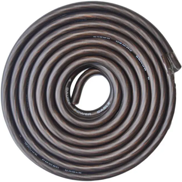 Main image of SoundBox Connected 4 Gauge Black Amplifier Amp Power/Ground Wire 25 Feet Superflex Cable 25'