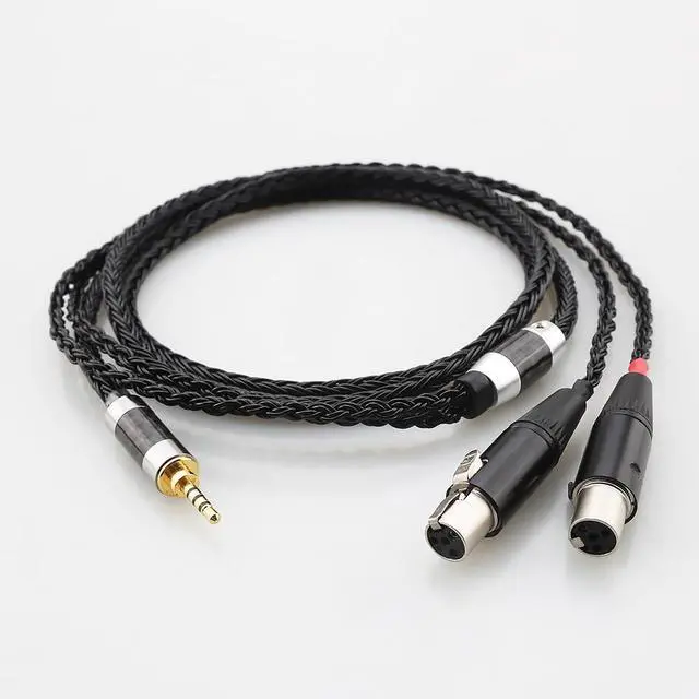 Main image of Tirstrup HiFi 7n OCC Silver Plated Headphone Replacement Audio Upgrade Cable for Audeze LCD-2, LCD-3, LCD-4, LCD-X, LCD-XC, MM-500 (B16LCD2.5)