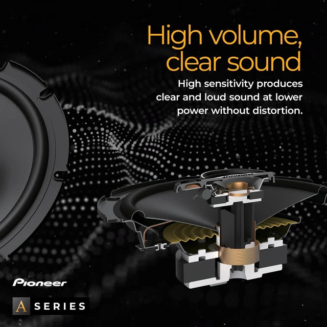 Alt view image 5 of 5 - Pioneer A-Series Standard TS-A6881F 6 x 8 4-Way Speakers (Pair) 350W Max, Balanced Sound + Smooth Treble, Enhanced Bass, Great Stock Replacement