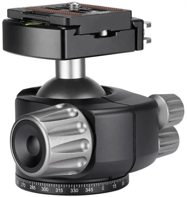 Alt view image 5 of 5 - Leofoto LH-LR Ball Head, Lever Release, Bubber Level, Low Profile, 3/8" Srew Hole, Arca Compatible (LH-40LR)