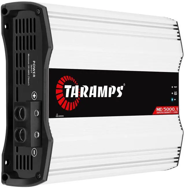 Alt view image 2 of 5 - Taramps MD 5000.1 Amplifier 2 Ohms 5000 Watts RMS 1 Channel Full Range, Car Audio Monoblock, LED Monitor Indicator Class D, Great for Subwoofer, MD 5k